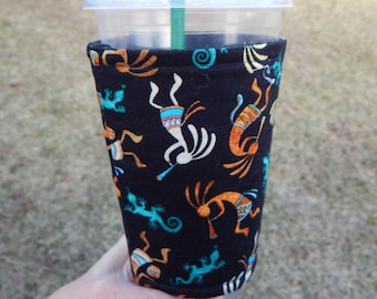 Southwest /Kokopelli Iced Coffee Cozy