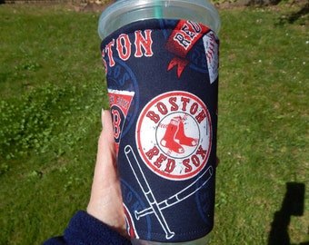 Red Sox  Iced Coffee Cozy