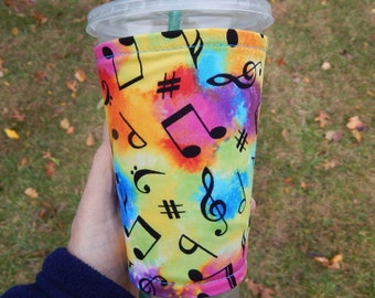 Music Note Iced Coffee Cozy