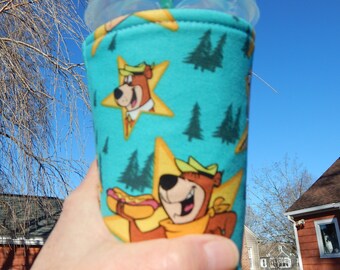 Cartoon Iced Coffee Cozy