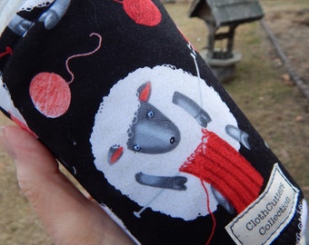 Sheep Knitting Iced Coffee Cozy