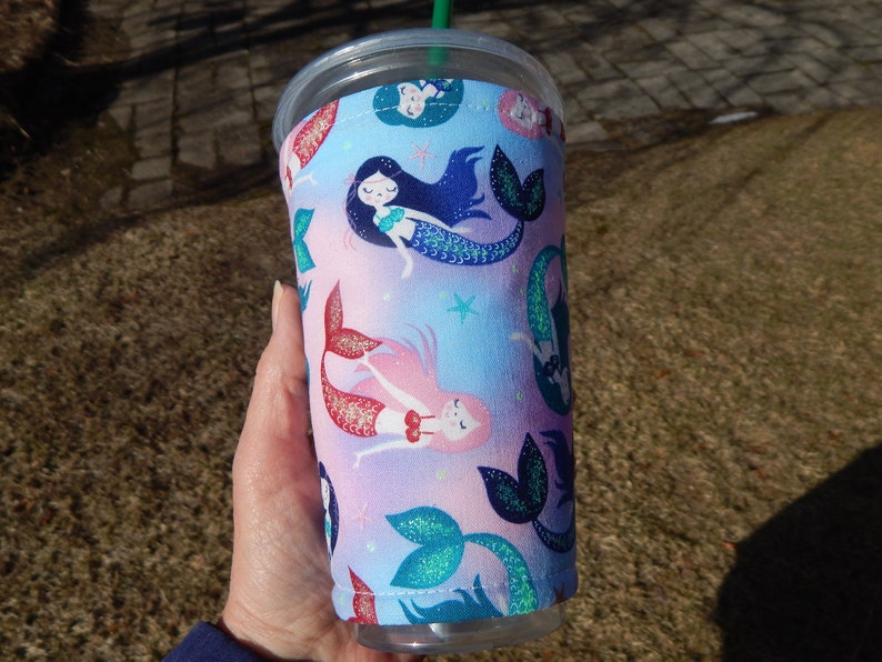 Mermaid Iced Coffee Cozy image 1