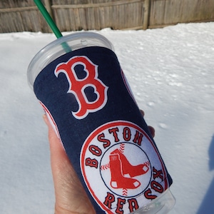 Red Sox Iced Coffee Cozy image 2