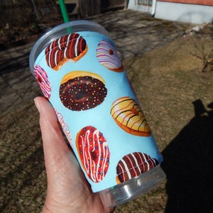 Large Doughnut Iced Coffee Cozy image 2