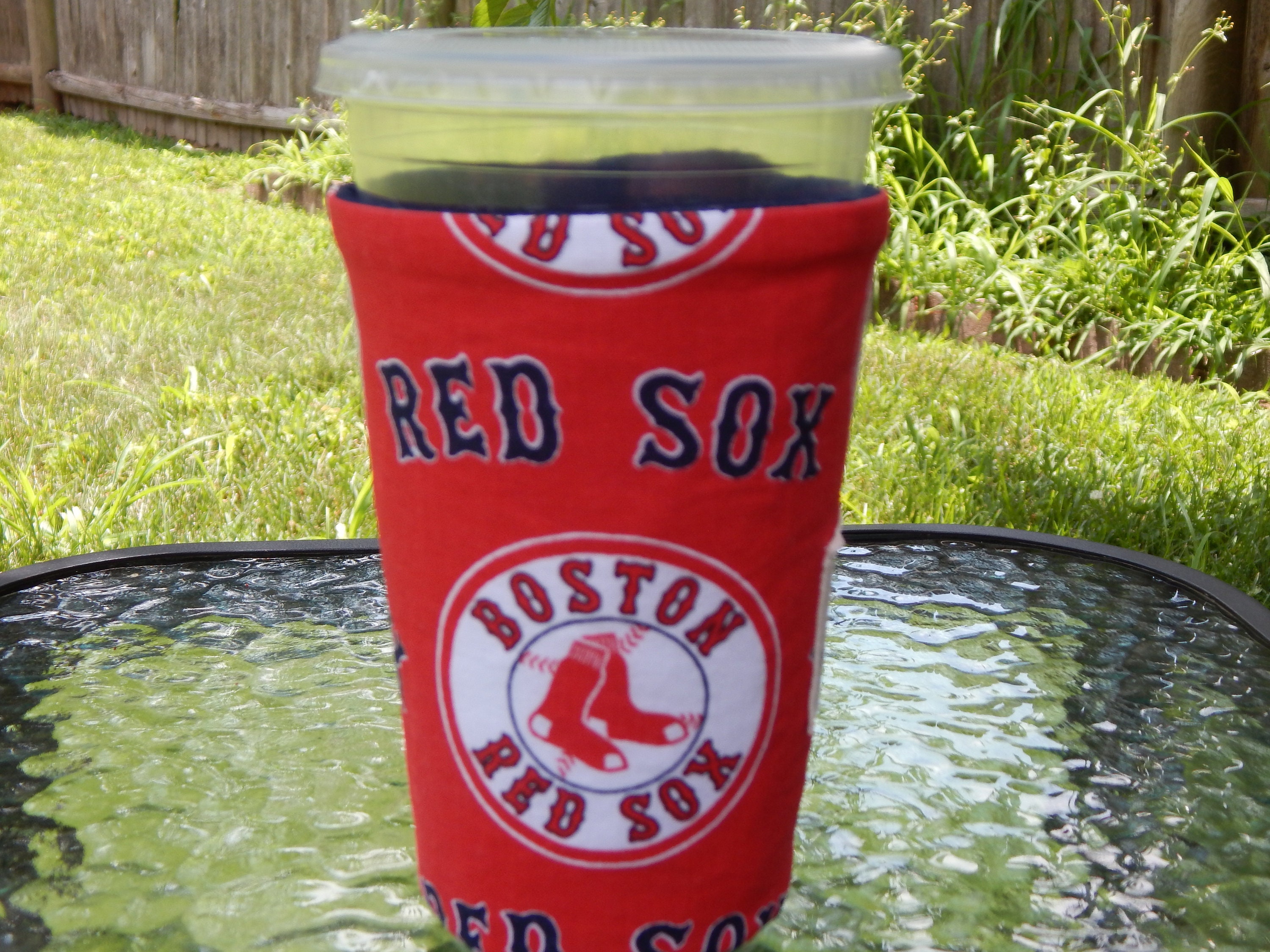 Red Sox Iced Coffee Cozy Etsy