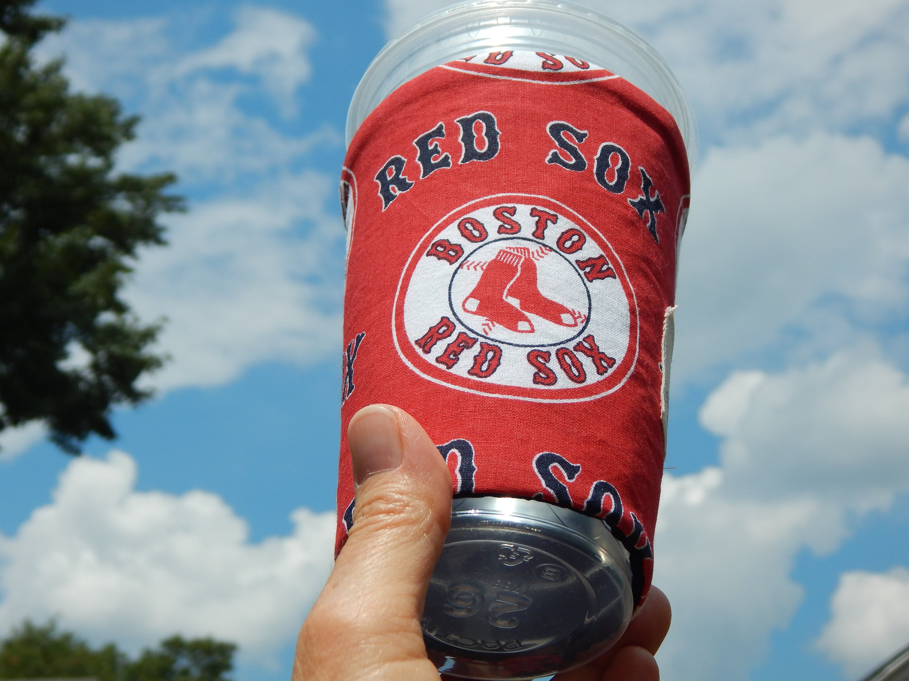 Red Sox Iced Coffee Cozy Etsy