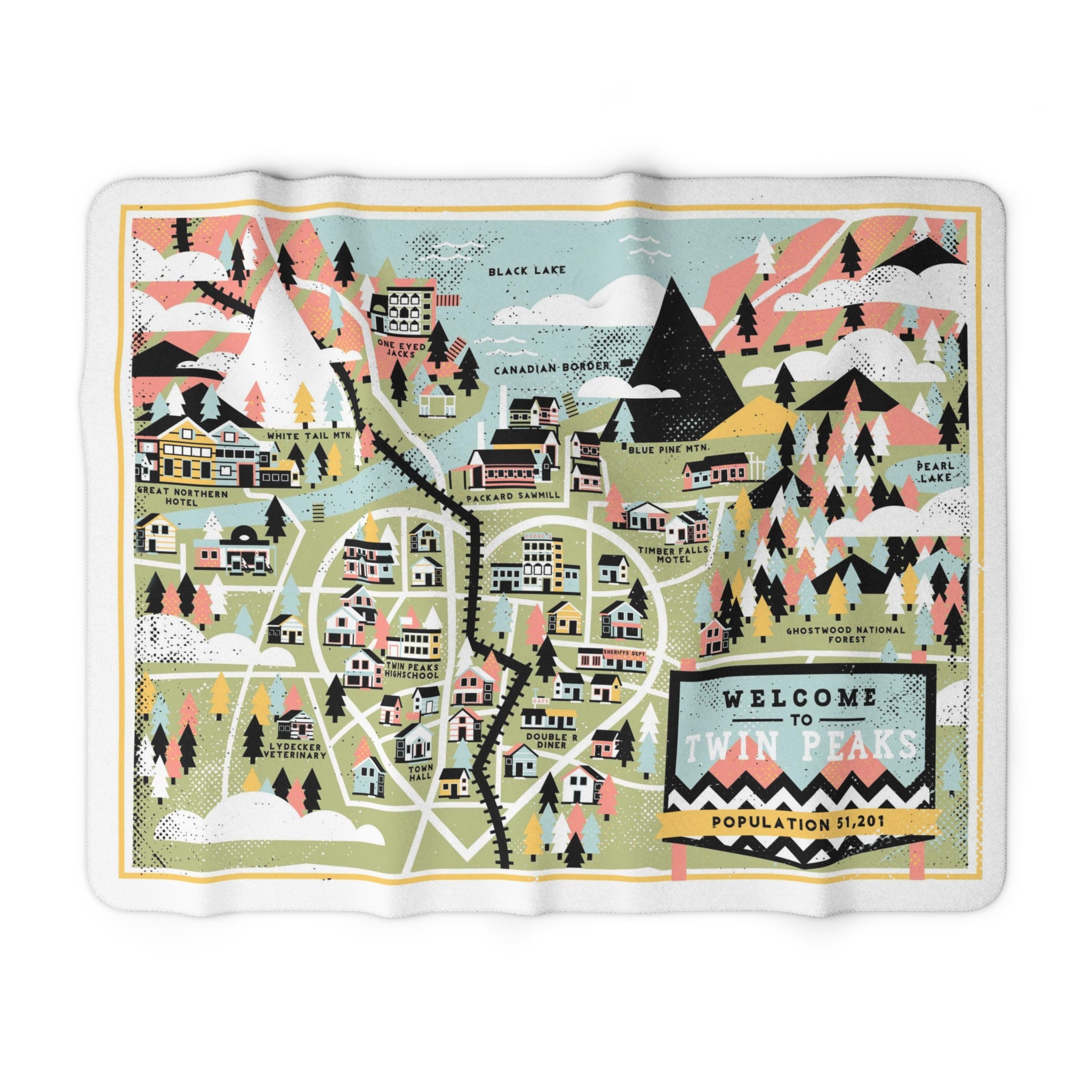 非売品ツイン・ピークス地図