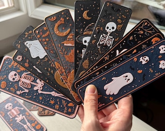 Halloween bookmarks - Cat bookmarks, adorable cats for books, halloween bookmarks