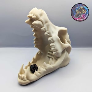 Wolf skull - dice tower, gift for role playing game players