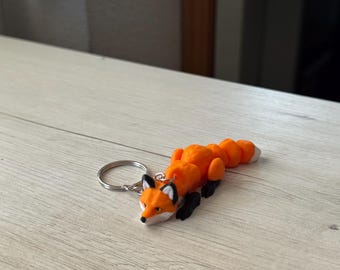 Adorable Llavero Zorro – Llavero 3D para Llaves, Bolsos y Mochilas