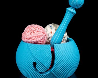 Wool bowl - crochet accessories, yarn bowl