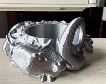 Adorable Dragon Shaped Yarn Bowl, Yarn Holder, Holder for Storing Crochet Hooks, Knitting Needles and More