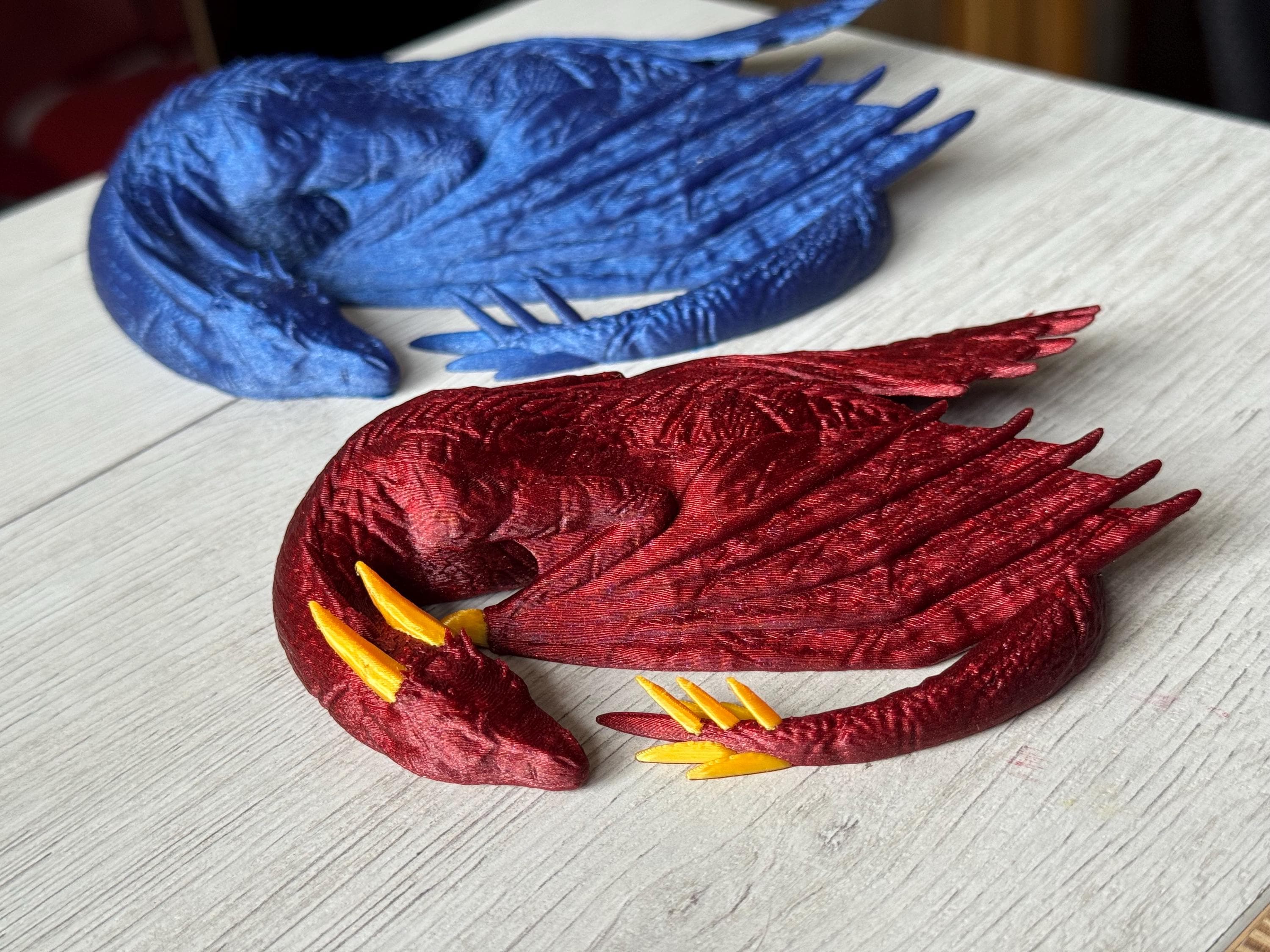 Figurine Dragon Caoutchouc Extensible 28 Cm - 3 Modèles Au Hasard - Jouet Fantastique Collectible