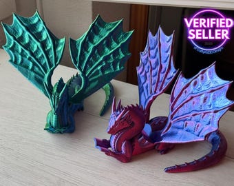 Dragon book display - book stand, bookstore decoration, kindle tablet stand, wyvern display