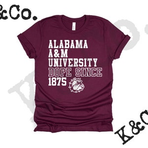 Alabama A&M Dope svg | AL Alumna svg | HBCU svg | Retrouvailles | Studio Cut File Clipart pour Cricut Silhouette Brother svg, dxf, eps, png