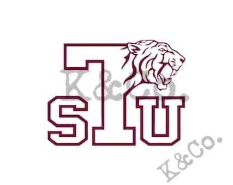 TSU-svg | TSU-alumna-svg | HBCU svg | Football Studio gesneden bestand clipart voor Cricut Silhouette broer svg, dxf, eps, png