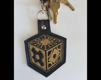 Lemarchand's Box Keychain Hellraiser Pinhead Lament Configuration Horror Movie Fan Gift