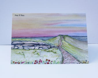 Pen Y Fan Greetings Card