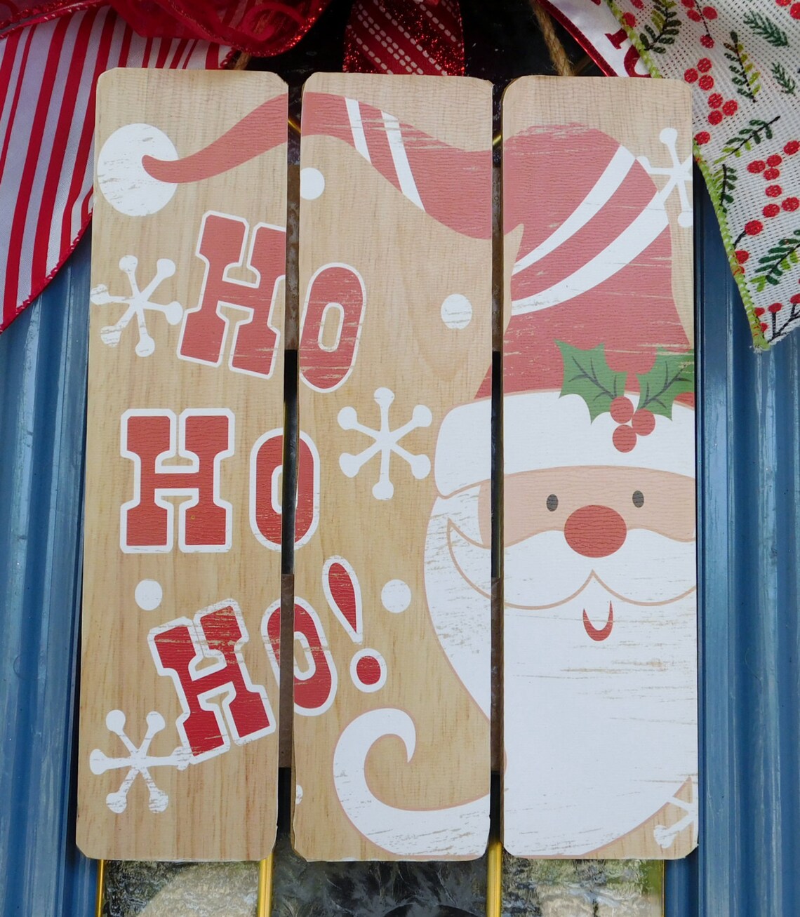 Pallet Santa Claus ho Ho Ho Christmas Door - Etsy
