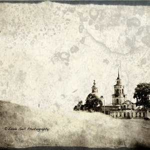 Koigorodok church, remnants, historical, Komi Republic, Russia Photography. fine art, Wall Decor, Wall Art,Landscape Photography