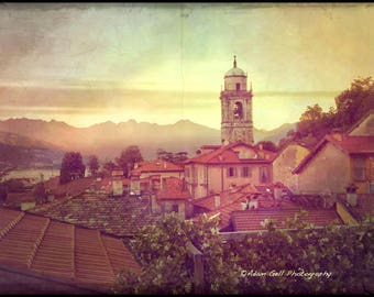 Bellagio,Italy,europe,Rustic,church Photography, Landscape, Wall Art,Wall Decor