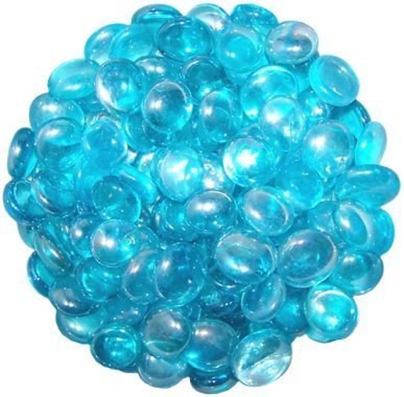 Glass Nuggets Stones Beads Pebbles Home Decor Vase Great Weddings Multi Color