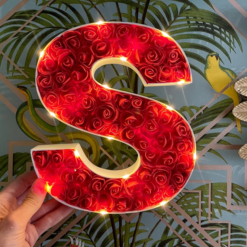 Red Rose Decor - Etsy