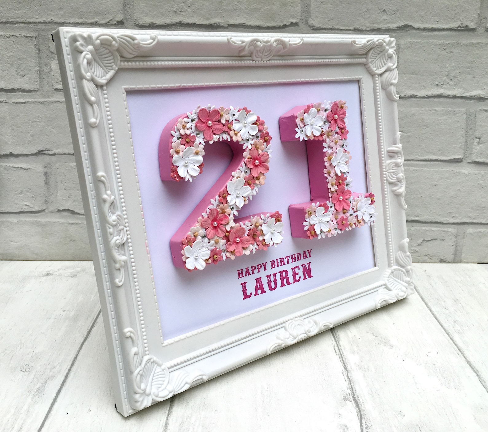 Personalised 21st Birthday Gift 21st Birthday Keepsake Etsy