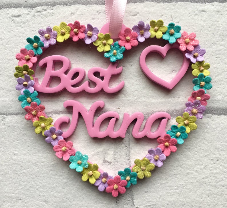 Best Nana Decoration Gift for Nana Nanny Personalised Gift Etsy UK