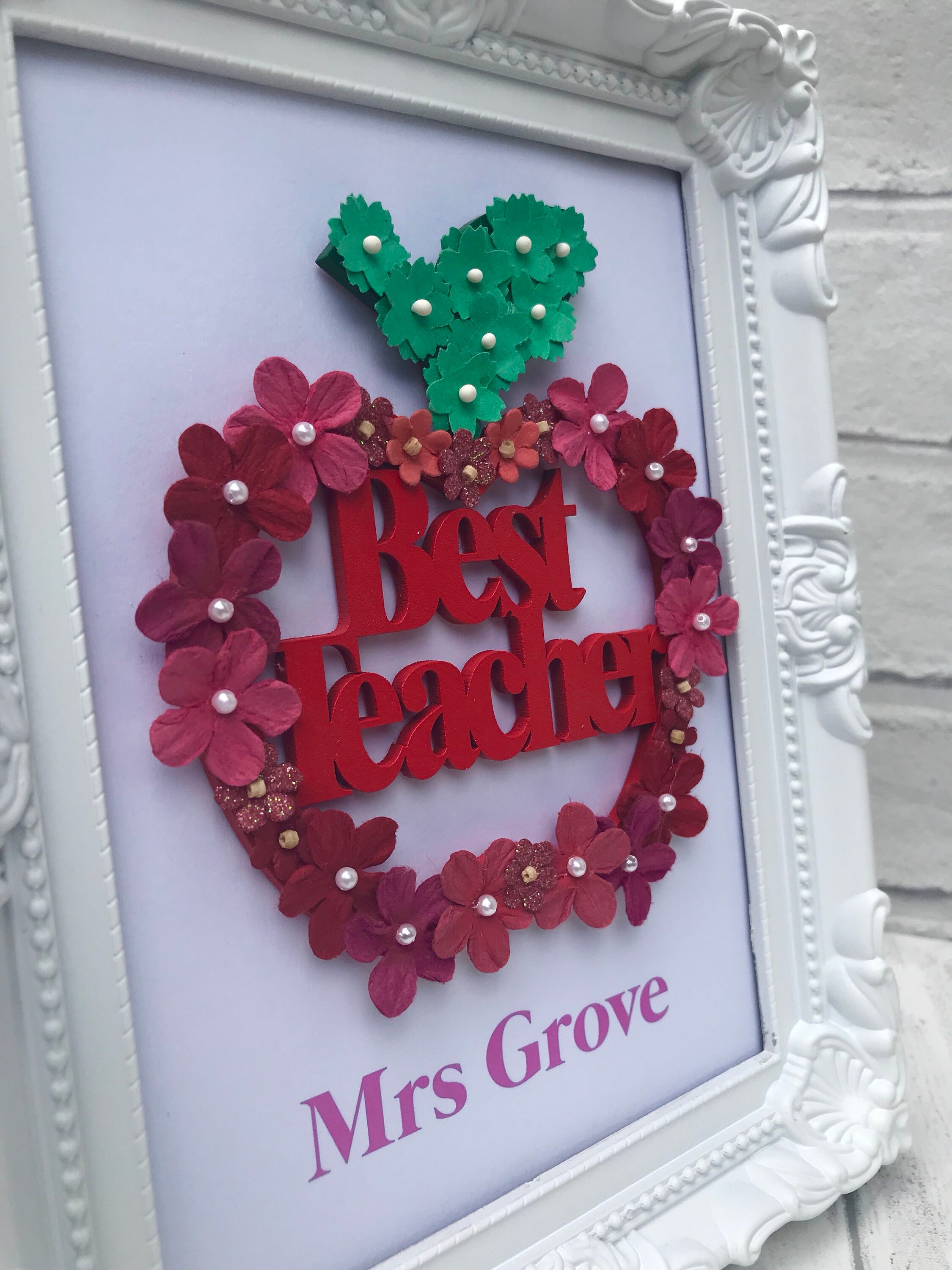 Best Teacher Gift Personalised Teacher Gift End of Term Etsy UK
