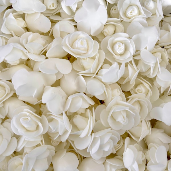 Cream Artificial Roses, 3cm Cream Foam Roses, Cream Artificial Flowers, Fillable Letters, Hollow Letters, Flower Arranging,