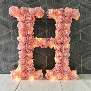 Large wedding letters, Giant Initials, Light up letters