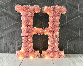 Large wedding letters, Giant Initials, Light up letters