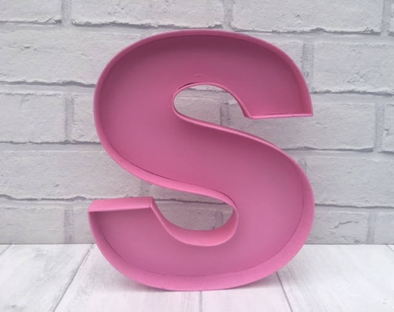 Hollow Wooden Fillable Letter, Fillable Letter, Empty Letter, Freestanding  Large Letter, Painted Letter to Decorate 