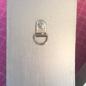 Metal ring to hang letters