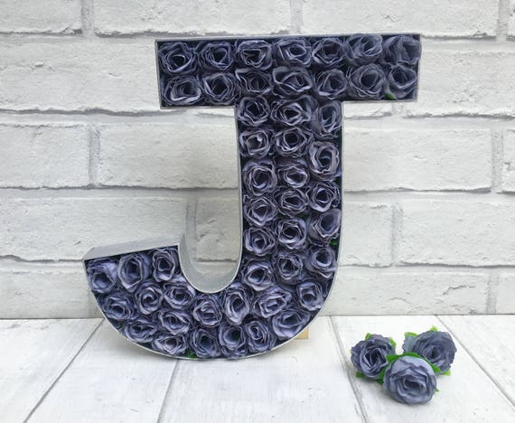 Grey Rose Bedroom Decor Silver And Grey Personalised Sign Large Letter J