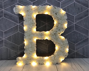 Ivory Wedding Decor, Giant Ivory Letters, Large Cream Name Sign