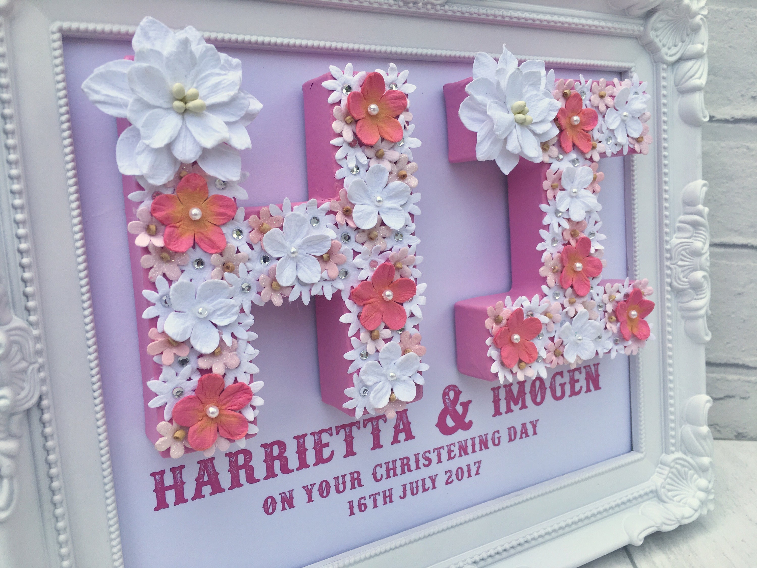 Christening Gift for Twins Christening Gift for Sisters Etsy UK