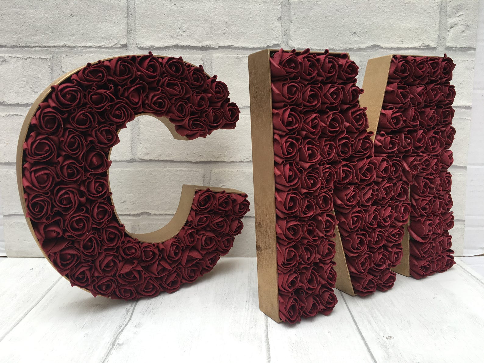 Burgundy and Gold Decor Gold and Burgundy Wedding Decor - Etsy