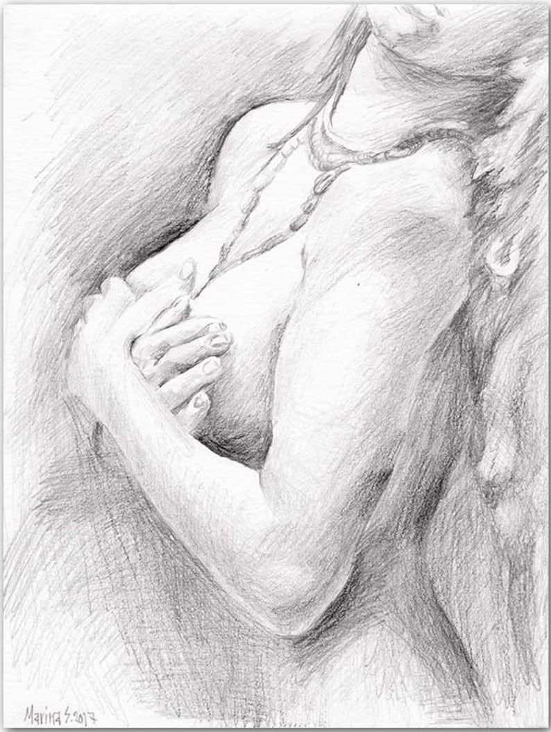 Art erotic pencil