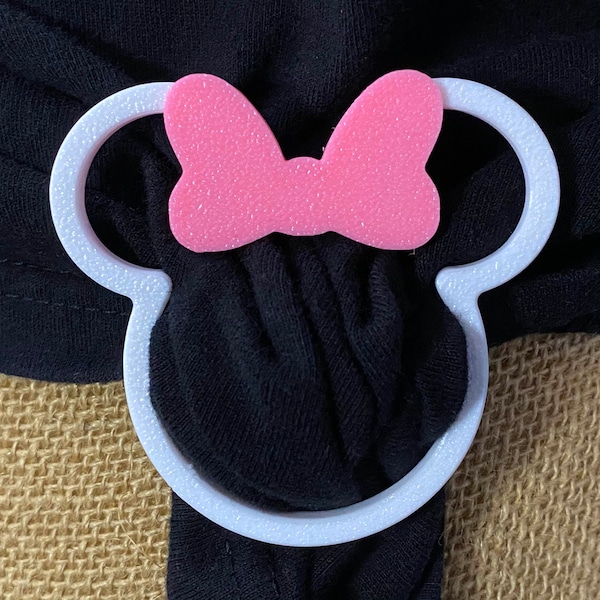 Mouse Shirt Slide, Shirt Tie, Mouse Shirt Clip, Scarf Slide, Disney Accessory, Mouse Ears, Disney Shirt, Disney World, Disney Accessories