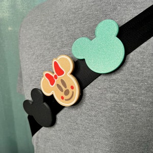 Mouse Bag Accessory, Belt Accessory, Shirt Slide, Shirt Tie, Mouse Shirt Clip, Disney Accessory, Disney Accessories