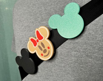 Accesorio para bolso de ratón, accesorio para cinturón, pasador para camisa, corbata, pinza para camisa de ratón, accesorio de Disney, accesorios de Disney
