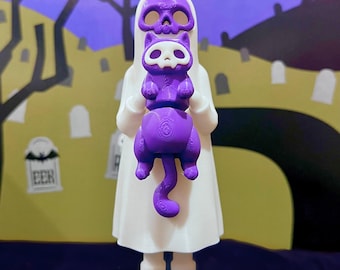 Ghoul Girl und ihre Katze - Little Dark und ihre Katze