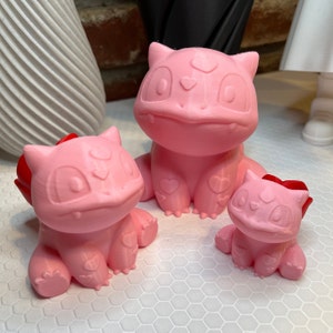 Valentine Bisbasaur, Bisasam Weihnachtsstrumpf Stuffer, Valentinstag Geschenk, Herz Monster Rose Hearts