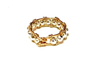 Two Balls Ring - Etsy