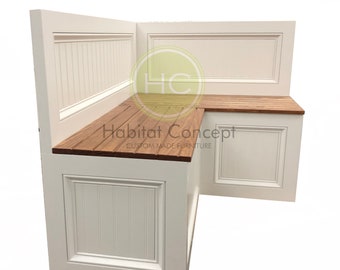 Corner Storage Bench Etsy
