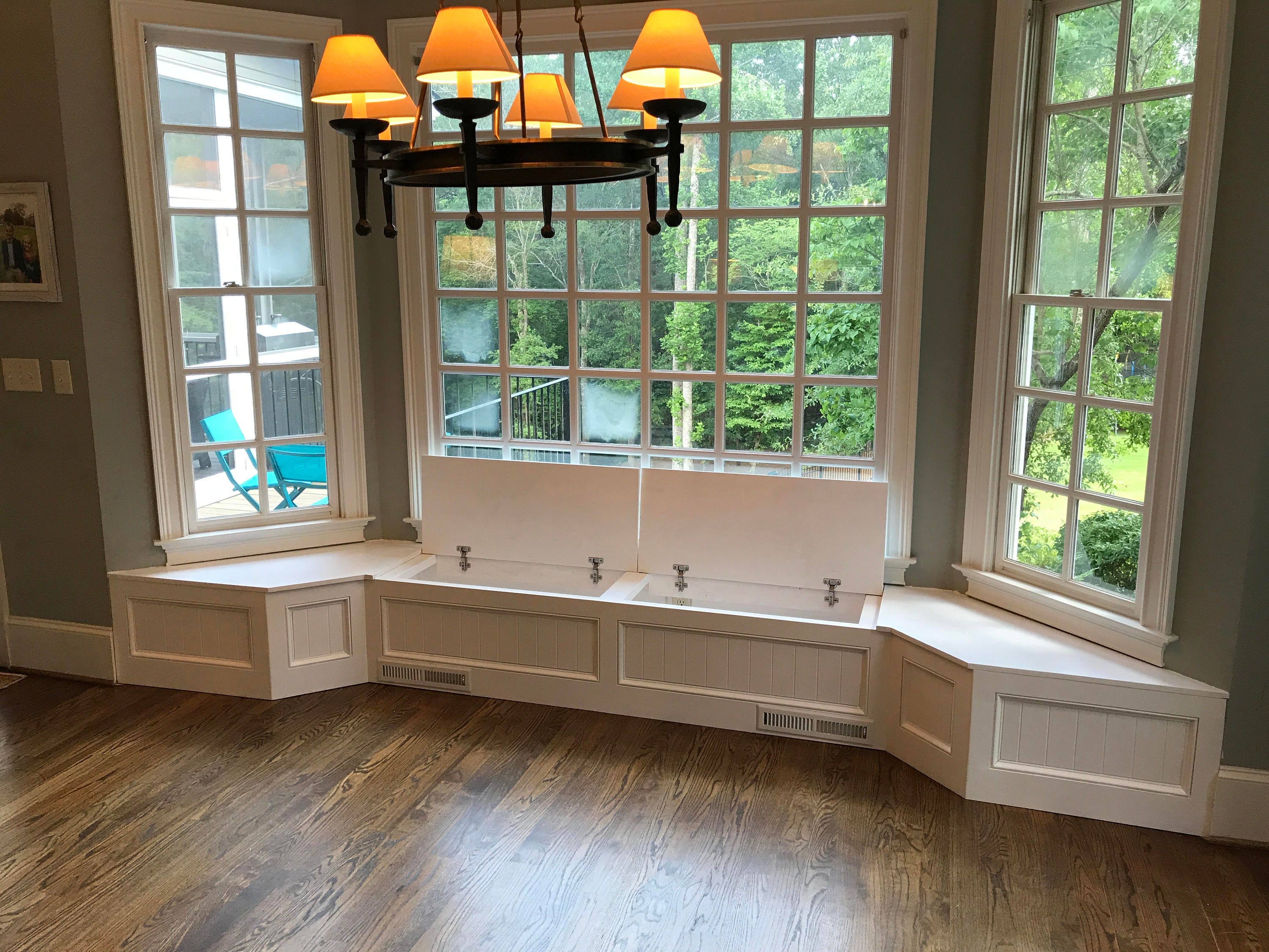 Banquette Bench for a Bay Window, kitchen seating, shaped ...