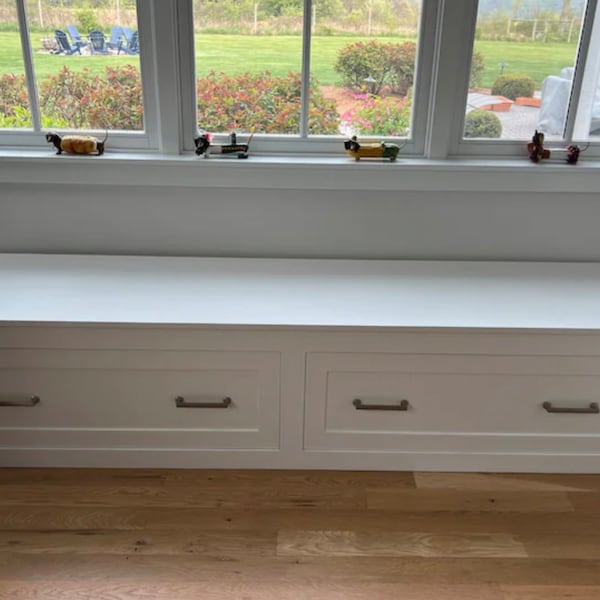 Shaker Bench with Drawers - Entryway/Kitchen