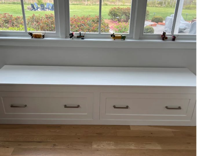 Shaker Bench with Drawers - Entryway/Kitchen